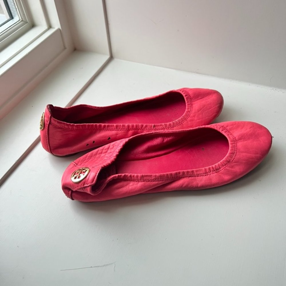Tory Burch flats, Color: Pink, Size:8